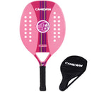 Beach Tennis Camewin Original Light Carbon Fiber and Glass Fibre Racket Professional Racket with Launch Protective Cover
