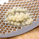 Manual Inox Garlic Kneading with Ergonomic Cable-Easy to Clean Practical Garlic Shredder for Kitchen