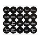 Kit 6 Pots Seasoning Double Dizing Lid 220ml Seasoning and Spices