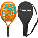 Beach Tennis Camewin Original Light Carbon Fiber and Glass Fibre Racket Professional Racket with Launch Protective Cover