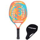 Beach Tennis Camewin Original Light Carbon Fiber and Glass Fibre Racket Professional Racket with Launch Protective Cover