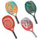 Beach Tennis Camewin Original Light Carbon Fiber and Glass Fibre Racket Professional Racket with Launch Protective Cover
