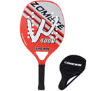 Beach Tennis Camewin Original Light Carbon Fiber and Glass Fibre Racket Professional Racket with Launch Protective Cover
