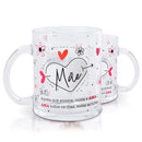 Caneca Presente Mãe Lembrancinha 330ml Café Chá Vidro- Dolce Home
