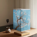 LED Square Decoration Table Lamps Simple Chinese Style Dimmable EU Plug Night Light Fabric Lampshade Bedroom Bedside Lights