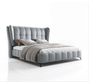 RAMA DYMASTY genuine leather soft bed modern design bed bett, cama fashion king/queen size bedroom furniture