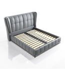 RAMA DYMASTY genuine leather soft bed modern design bed bett, cama fashion king/queen size bedroom furniture
