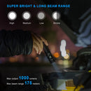 Trustfire E3R Rechargeable Led Flashlight With Usb Charging 1000 Lumens 18650 Pocket Edc Torch Lamps Tourism And Camping Outdoor