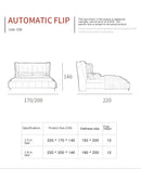 RAMA DYMASTY genuine leather soft bed modern design bed bett, cama fashion king/queen size bedroom furniture