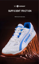 Original TIBHAR 01922 Table Tennis Shoes with Original Box Classics Style Men Women Sport Sneakers Ping Pong Shoes