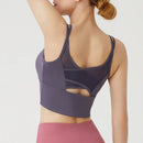 Fitness Women Yoga Set Gym 2-Piece Bras+Seamless Leggings Push Up Pants Exercise Padded Workout Running Suit Sportswear Athletic