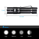 Trustfire E3R Rechargeable Led Flashlight With Usb Charging 1000 Lumens 18650 Pocket Edc Torch Lamps Tourism And Camping Outdoor