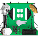 2.6X3M Photography Kit Photo Studio Softbox With Backdrops Tripod Non-Woven Fabric Suitable For Photos Home Photo Graphy