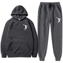 Sports Basketball Brand Sweatshirt Sweatpants Men Women 2 Pieces Sets Tracksuit Fashion Casual Hooded Sportswear Sudadera Hombre