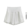 DRUR 2pcs Yoga Set Women Summer Sports Suit 2 Piece Sportswear Outfits Female Short Sleeve Fitness Tops Running Shorts Sets New