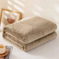 Home Textiles Flannel Blanket Air Conditioning Blanket Thin Spring Summer Fleece Blanket Office Nap  Blanket Multi-size Optional