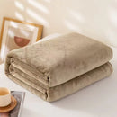 Home Textiles Flannel Blanket Air Conditioning Blanket Thin Spring Summer Fleece Blanket Office Nap  Blanket Multi-size Optional