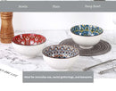 3Pcs Ceramic Bowl Set 4.5-Inch Rice Bowl Microwave Safe Home Dinning & Restaurant High Quality Ceramic Soup Bowl Set