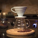 Coffee Carafe, 350/600ml Coffee Clear Glass Kettle Sharing Pot with Lids, Pour Over Coffee Espresso Maker Accessories