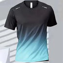 Men's T-Shirt Badminton Top Quick Drying Men's Fitness Training Sport GYM Tops Outdoor Casual Running T-shirt Oversized Clothing