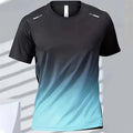 Men's T-Shirt Badminton Top Quick Drying Men's Fitness Training Sport GYM Tops Outdoor Casual Running T-shirt Oversized Clothing