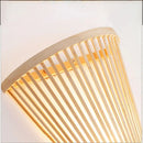 Modern Chinese Handwoven Creative Bamboo Art Wall Lamp Bamboo Art Modern Simple Bedroom Bedside Wall Lamp Aisle Bamboo Wall Lamp