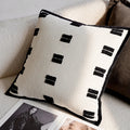 30x50/45x45CM French Retro Throw Pillow Cover Black Luxury Stamping Waist Cushion Cover Decor Home Decorative Pillowcase 2025