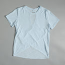 Yoga suits for women in summer sports tops for short-sleeved T-shirts for running Pilates training suits loose blouses for
