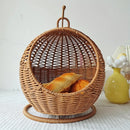 Luxury Fruit Basket Cat Hammock bed Hand Woven Storage Basket Comfortable Heavy Carton Packaging Not Easy To Damage for Pets