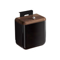 3.2 Gallon Large Compost Bin with Lid, Under Sink Hanging Trash Can, Odor Proof Waste Cabinet for Kitchen Office Bathroom