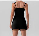 Fitness Suits Yoga Jumpsuits with Chest Pads Tennis Running Short Skirts Sportswear for Women Gym Sports Sets Workout Bodysuits