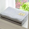 100% Bamboo Fiber Blanket Cooling Antibacterial Towel Quilt Summer Solid Color Bedding For Children Single Double Bed Blanket