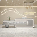 Beauty Salo Modern Reception Desks Decoration Accessories Reception Desk Luxury Escritorio De Recepcion Commercial Furniture