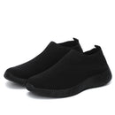 Women's Shoes Lightweight Breathable Mesh Slip-On Sneakers Black White Sport Running for Casual Party Fashion Ladies Shoes
