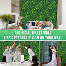 Artificial Plants Grass Wall Panel Boxwood Hedge for Indoor Outdoor Home Garden Vertical Decoration Fake Plant Grass Wedding