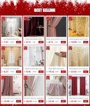 Home Decor White Tulle Sheer Curtains for Living Room Bedroom Dining Decor Window Semi Shading Treatment Voile Drape Luxury Door