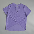 Yoga suits for women in summer sports tops for short-sleeved T-shirts for running Pilates training suits loose blouses for