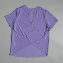 Yoga suits for women in summer sports tops for short-sleeved T-shirts for running Pilates training suits loose blouses for