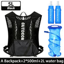 NEWBOLER Breathable Hydration Vest Trail Running Backpacks Lightweight Cycling Run Jogging Marathon Backpack Riding Climbing Bag