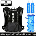 NEWBOLER Breathable Hydration Vest Trail Running Backpacks Lightweight Cycling Run Jogging Marathon Backpack Riding Climbing Bag