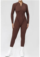 Yoga Suit Gym Set Women Training Sportswear Fitness Long Sleeved Sports Jumpsuit Women Push Up Female Workout Clothes Bodysuits