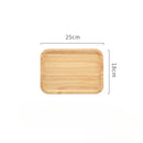 Japanese-Style Wooden Tray Oak Afternoon Tea Dessert Plate Pastry Wooden Dish Kitchen Storage Tray