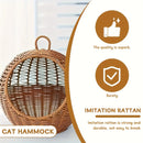 Luxury Fruit Basket Cat Hammock bed Hand Woven Storage Basket Comfortable Heavy Carton Packaging Not Easy To Damage for Pets