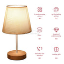 Desk Lamp Fabric Shade Bedroom Bedside Table Night Light Creative Nordic Style Decorative Lighting For Home Interior Design Led