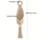 1pc Macrame Plant Hanger Tapestry Wall Hanging Planter Basket Flower Pot Holder For Bedroom Living Room Home Decor