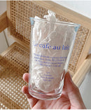 350ML Coffee Cups Clear Coffee Mugs Espresso Cups Perfect Glass Mugs for Tea Hot Beverage Latte Espresso Ideal Gift for Friends