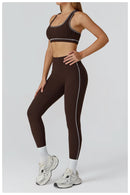 Yoga Clothes Set 2/3PCS Sportswear Gym Outfits Women Sports Set High Waist Leggings Fitness Suit Running Bra Workout Tracksuit
