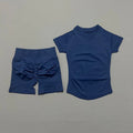 2 Pcs HISTELLO Impact Sports Sets Short Sleeve Seamless Yoga Top Fitness Set Women Workout Running Sports Shorts Gym Suit