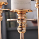 European style glass candle holder decoration light luxury home romantic candlelight dinner decoration