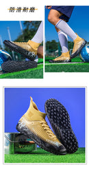 Pink Soccer Shoes Men Kids Professional Society Original Football Boots Outdoor Non-Slip Futsal Trainning Sneakers Size 33-46